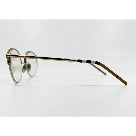 Burberry B 1328 1236 Eyeglasses Frames Womens Gold Beige Brown 51-20-140 7253
